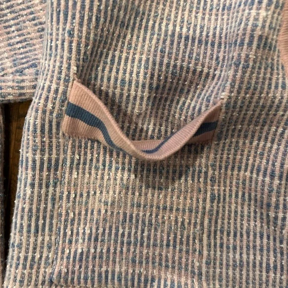 Sandro Pink and Blue Knit Cardigan - Picture 5 of 6